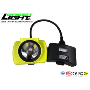 OLED Screen 6.8Ah Battery 18000lux 2.3W LED Mining Cap Lamp