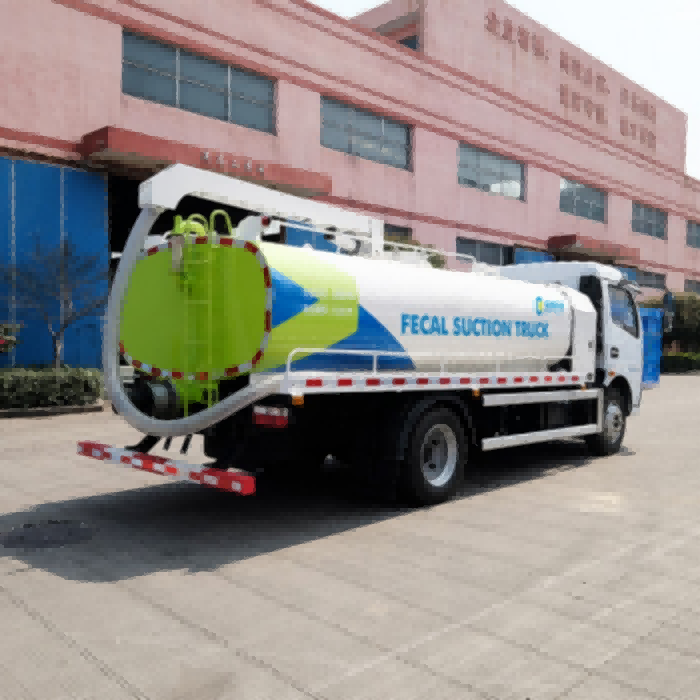 8.2m3 8200L 12tons Sewage Vacuum Pump Truck With EQ1125SJ8CDC Chassis