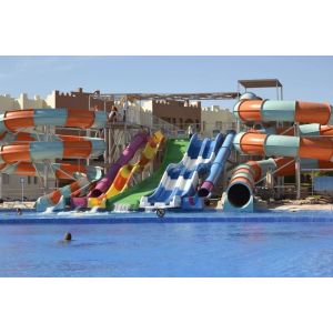 Outdoor Water Amusement Park Adults Water Pool Fiberglass Slide