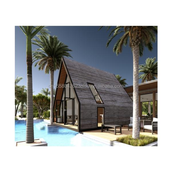 20ft or 40ft Outdoor Steel Shipping Container Other Modern Design Triangle Container House for Hotel or Couples' Holiday