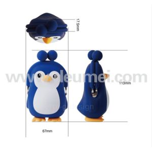 New Arrive 3D Penguin Silicone Coin Bag /Silicon Coin Purse for Christmas