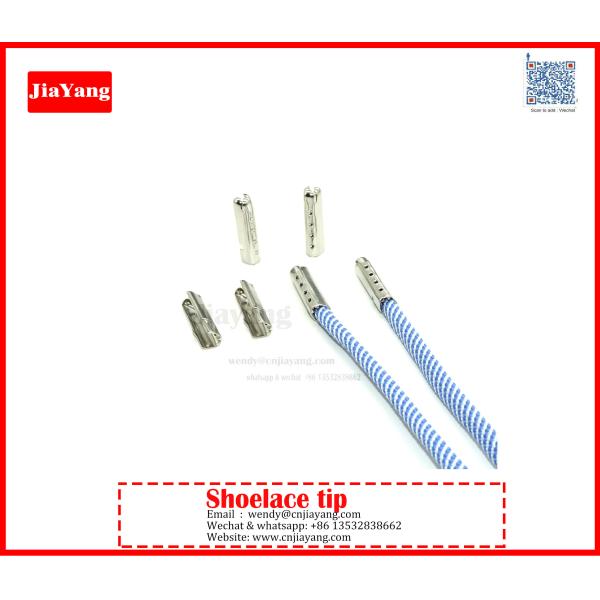 Jiayang metal aglet for end of shoelace drawstring garment