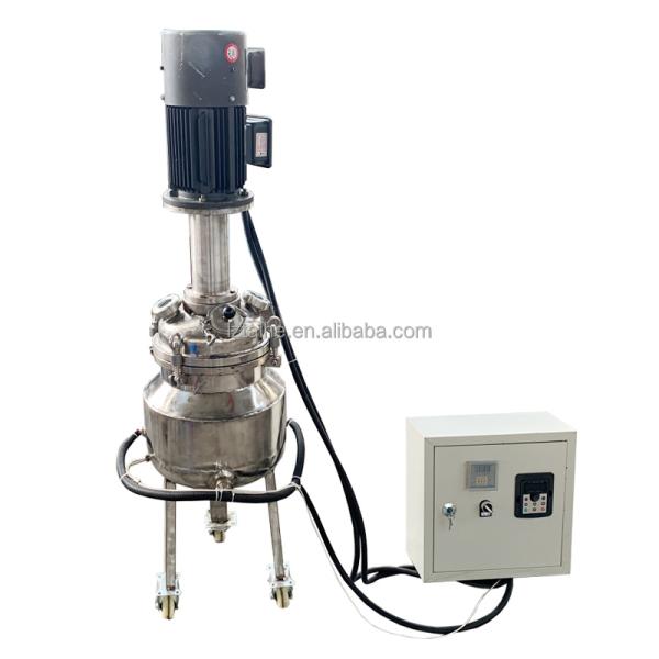 500L Ball Valve Discharge Stainless Steel Chemical CSTR Reactor for Retail Industry