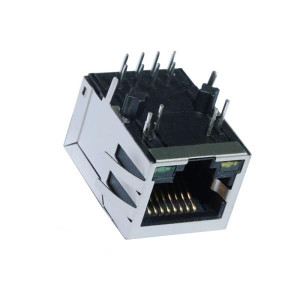 SI-40139 1x1 Port RJ45 Female Modular Jack with 10/100 Base - T Magnetics