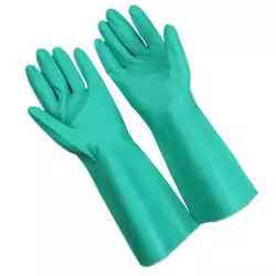 Cheap nitrile gloves manufacturers industrial chemical food-grade green nitrile