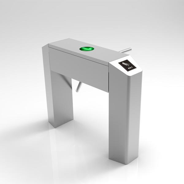 Stainless Steel Flap Barrier Turnstile BRT Station , Tripod Security Barriers