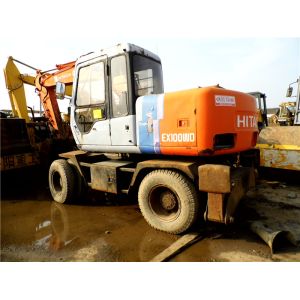 Quality Original japan Used HITACHI EX100WD-2 Wheel Excavator for sale
