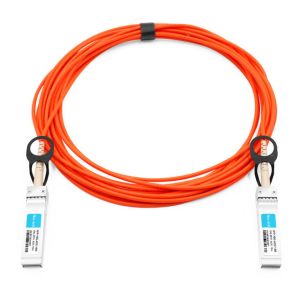 Quality H3C SFP-XG-D-AOC-15M Compatible 15m (49ft) 10G SFP+ to SFP+ Active Optical Cable for sale