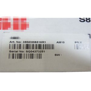 AI810 Digital I O Module 3BSE008516R1 , AC Input Module 1x8 Channels 50V