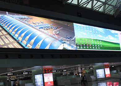 Silence Operated P10 Full Color Led Display , Indoor Rental Led Display Iron /