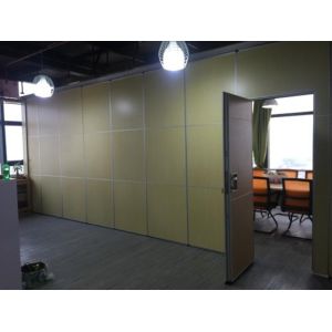 Customized Movable Operable Restaurant Partition Wall Aluminum Frame + MDF