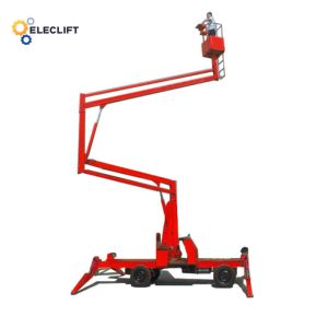 Automatic Stabilizer System Narrow Electric Articulating Boom Lift with 0.43m