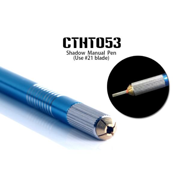 Colorful Permanent Makeup Manual Pen Aluminum Alloy Non - Disposable