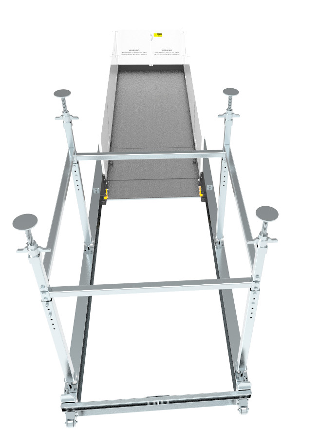 Quality Epoxy Painting Crane Loading Deck , 420cm Construction Loading Platform for sale
