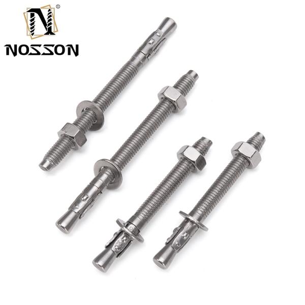 Metric Passivation Finish Stainless Steel Through Bolt Expansion Anchor for Strong and Durable Fastening