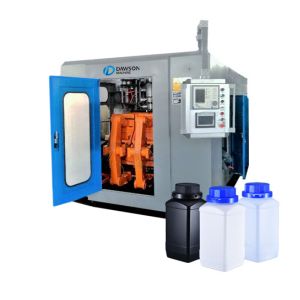 Plastic Container Extrusion Blow Molding Machine Small Single Head Milk Bottles