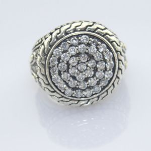 Designer Jewelry 925 Sterling Silver Ring with Cubic Zircon(R39)