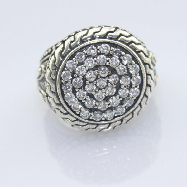 Designer Jewelry 925 Sterling Silver Ring with Cubic Zircon(R39)
