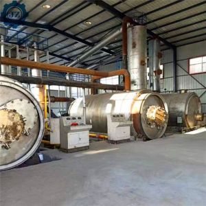 50ton Continuous Type Waste Tyre Plastic Pyrolysis To Fuel Oil Production Line