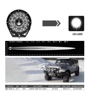 Long Distance IP67 14PCS Laser Off Road Lights