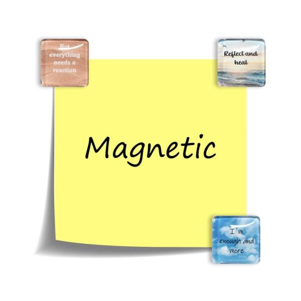 Personalized Diy Glass Magnetic Souvenir Set Multipurpose Durable 29*8.5mm