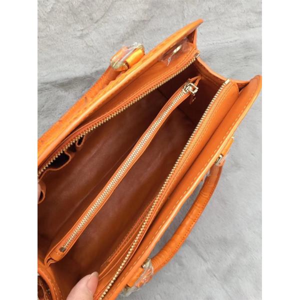 Fashion Authentic Crocodile Skin OL Lady Working Purse Female Handbag Exotic Alligator Leather Women Single Shoulder Bag