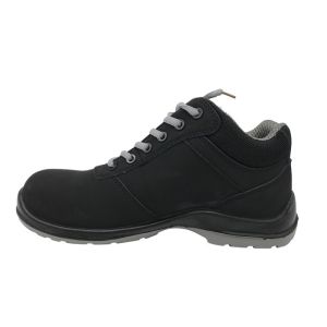 Quality Smooth Outsole Black Work Shoes Size 42 # Outside Welting Stitching Shock Absorbent for sale