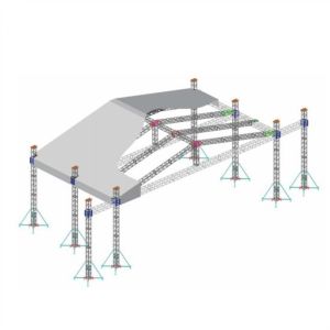 12 Inch Aluminum Spigot Square Box Event Truss Quick Connection
