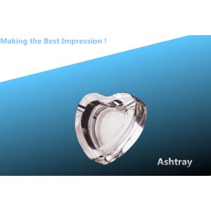 ashtray/glass ashtray/crystal ashtray/heart shaped ashtray/cigarette gift