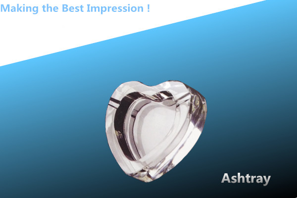 Buy ashtray/glass ashtray/crystal ashtray/heart shaped ashtray/cigarette gift at wholesale prices