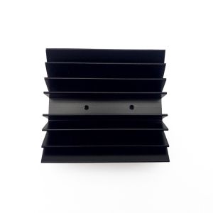 Heat Sink Standard Extrusion Profiles With Anodizing Black Surface Treatment