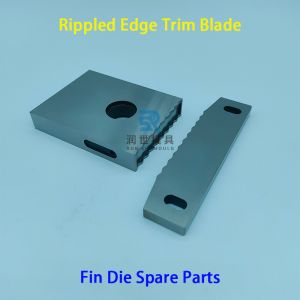 Fin Die Spare Parts Lower Rippled Edge Trim Blade Advanced Slitting Technology