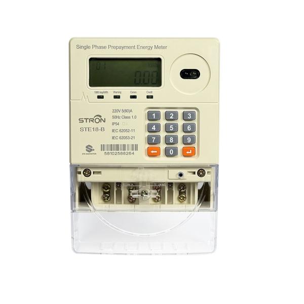IP54 Intelligent Multi Tariff/Anti-tamper/Power-limit Prepaid Keypad Single