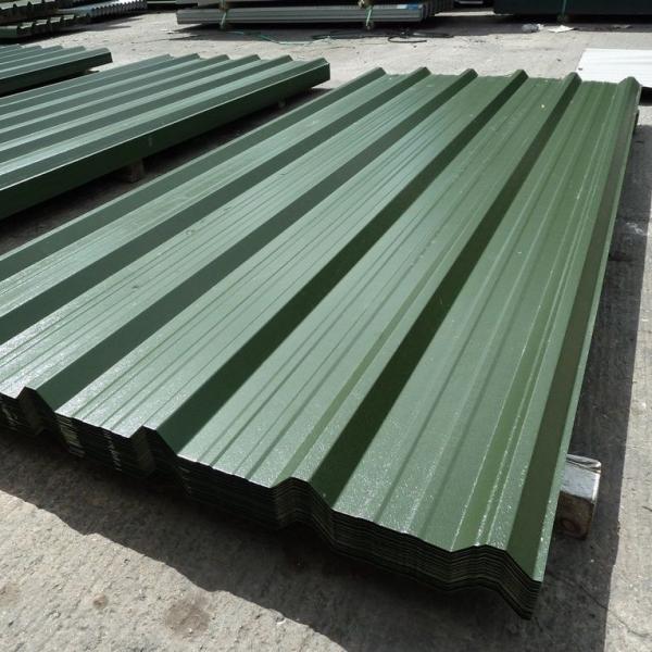 Buy Galvanized DIN Steel Roofing Sheets DX51D Color Corrugated Metal 12m at wholesale prices