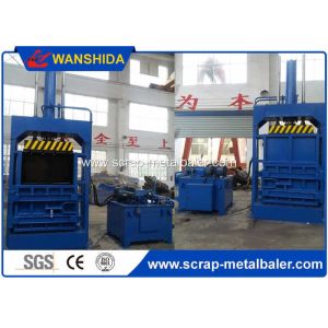 Hydraulic Vertical Baling Machine For OCC Waste Cardbaord Plastic Bottles Make