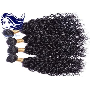 Tangle Free Weave Human Hair / Brazilian Weaves Hair Extensions Double Weft