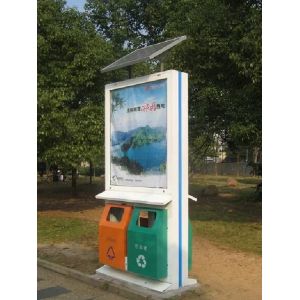 2017-6 Hot Sale Advertising Light Box with Gabage Bin