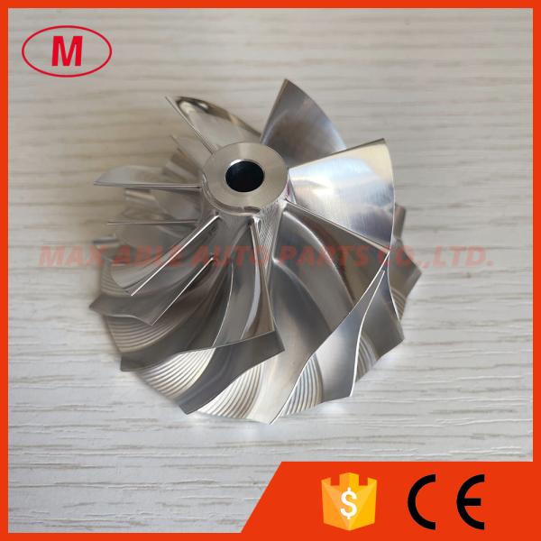 GT28 reverse 50.00/61.00mm 7+7 blades high performance turbocharger milling/aluminum 2618/billet compressor wheel