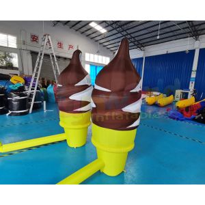 Air Ice Cream Characters Advertising Inflatables For Squares