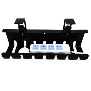 Customized Under Desk Cable Management Tray Metal Cable Organizer For Desk