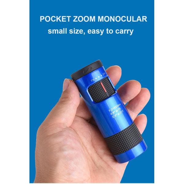 10-30X21 Handheld Portable Zoom Monocular Telescope for Outdoor Activity