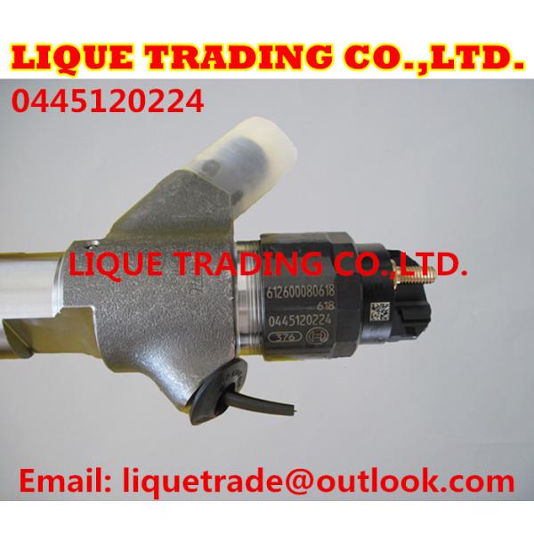 Buy BOSCH 0 445 120 224 Genuine common rail injector 0445120224,0445120170 for WEICHAI WP10 612600080618 at wholesale prices