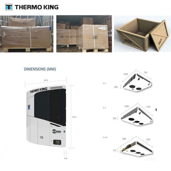 THERMO KING SLXi 400 Semi Trailer Refrigeration Units self-power Oil Free Compressor 2097mm