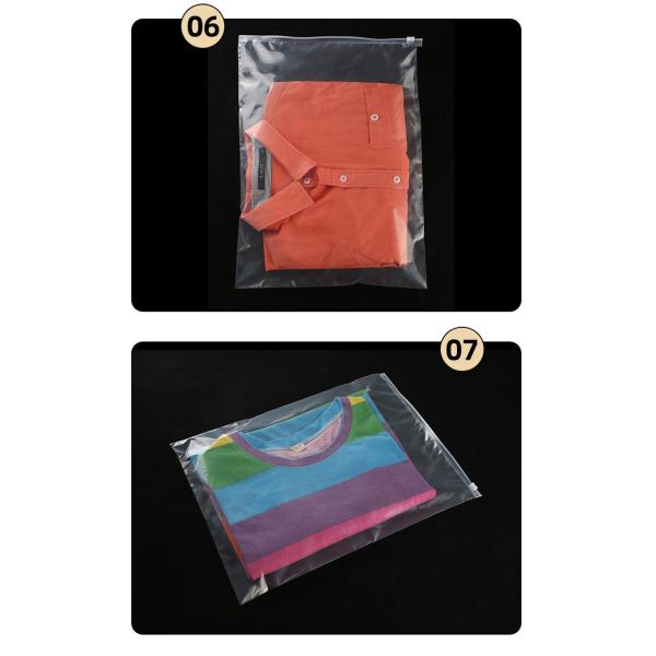 LDPE CPE/EVA/PVC Eco-friendly Zip Lock Clothing Plastic Zipper Bag with Venting Hole