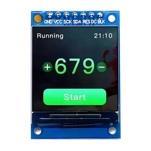 SPI Serial Interface 1.3-Inch IPS TFT LCD 240x240 Dot With 7 Header Pins PCB