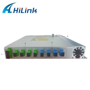 Quality High-power 1550nm Mini EDFA Fiber Amplifier with Built-in Optical Switch for CATV and FTTB Networks for sale
