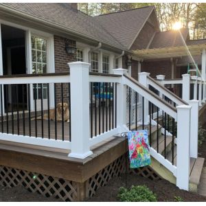 Home Use FRP Hand Railing Fiberglass Balustrades 36cm-96cm Width