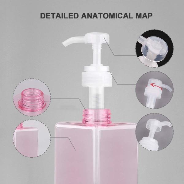 Lightweight Cosmetic PETG Bottle High Transparent Solid Recyclable