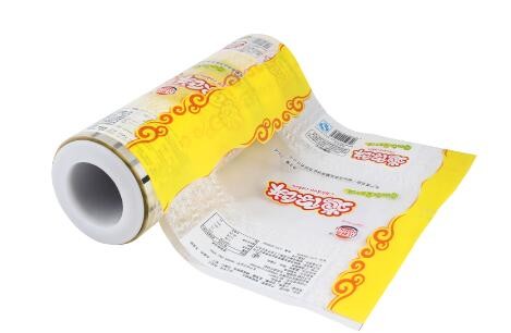 Buy Full Printing BOPP Plastic Food Wrapping Cookie Roll Film Stock at wholesale prices