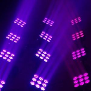 9pcs 3*3 RGBW 4 in 1 LED Matrix Beam Moving Head Light 10W beam light for stage